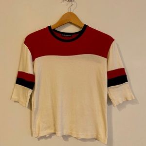 BRANDY MELVILLE retro colorblock shirt